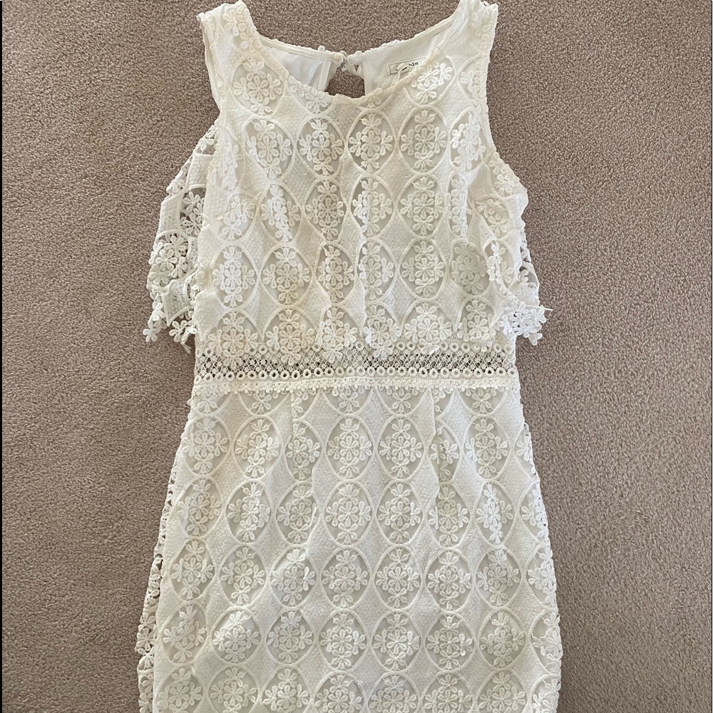 Soieblu White Lace Dress